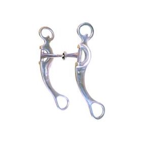 Aluminum Training shank snaffle