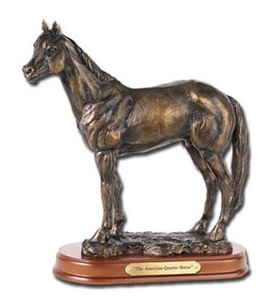 Sculpture American Quarter horse