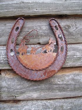 Horseshoe sign cowhorse xl